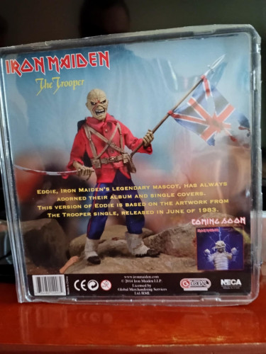 NECA Iron Maiden Eddie (The Trooper) 8" Clothed Action Figure - Iron Maiden - #