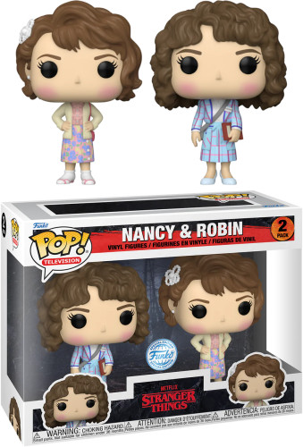 Funko Pop Nancy e Robin Pack2-Strangers Things-2