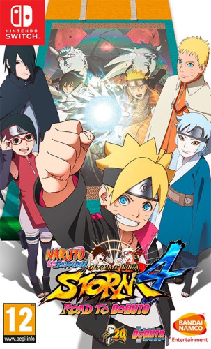 Naruto Shippuden Ultimate Ninja Storm 4 Switch Usado Mídia Física Europeu(sem Caixa)-Nintendo Switch-