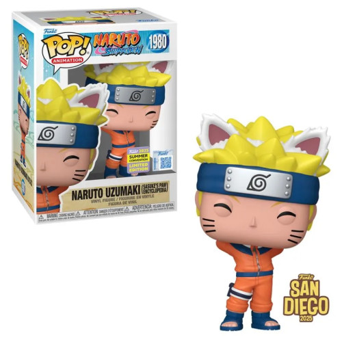Funko Pop Naruto Uzumaki (Sasuke's Paw Encyclopedia)-SDCC 2025-1980