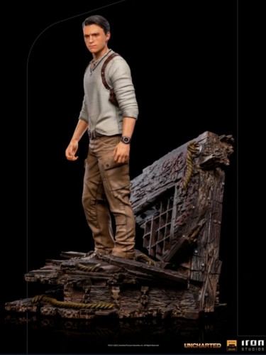 Action Figures Nathan Drake Deluxe Iron Studios Uncharted - Uncharted - #