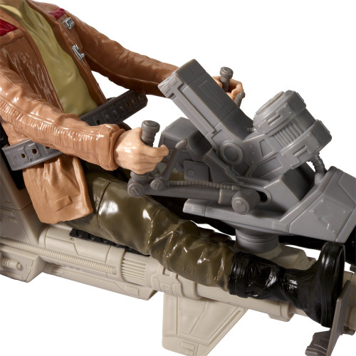 Action Figures Nave Star Wars Speeder Bike e Poe Dameron - B3918 - Stars Wars - #