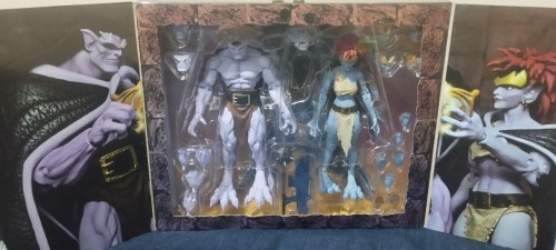 Action Figures Neca the Vows goliath abd demona gargoyles 2 pack - Gargoyles - #