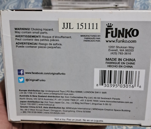 Funko Pop Ned stark - Game Of Thrones - #02