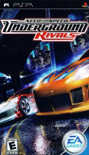 Need For Speed Underground Rivals Psp Usado Mídia Física Americano (sem Caixa)-Playstation PSP-