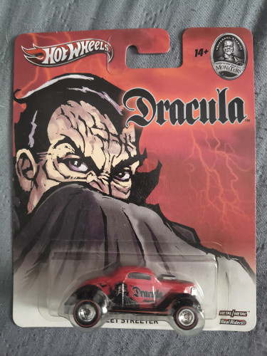 Neet Streeter Drácula Hot Wheels Universal Studios Monsters # - Produto Original