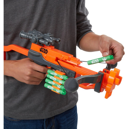Action Figures Nerf Star Wars Chewbacca Bowcaster – Lançador de Dardos Espetacular - Star Wars - #