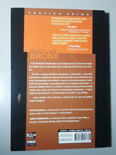 Morte no Bronx - Vertigo - #Única