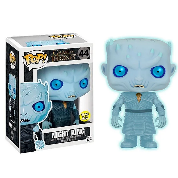 Funko Pop Night King Glow In The Dark Gamestop Exclusive * Caixa Com Detalhes * Game Of Thrones #44 - Produto Original