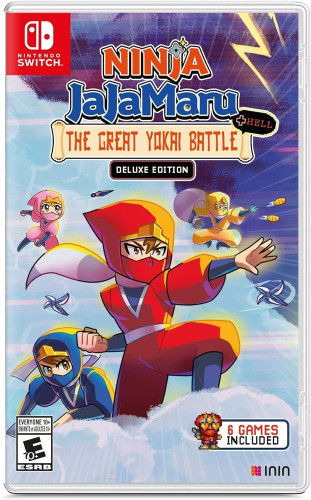Ninja Jajamaru The Great Yokai Battle + Hell Deluxe Edition - Switch Lacrado Mídia Física Americano-Nintendo Switch-