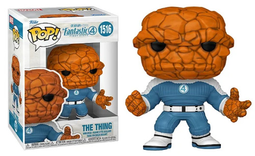 Funko Pop - The Fantastic 4/O Quarteto Fantastico - The Thing 1516-Marvel Avengers-1516