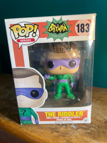 Funko Pop O charada Batman Classic #183 - Produto Original