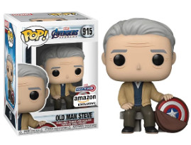 Funko Pop - Marvel: Avengers Endgame - Captain America/Old Man Steve 915 (AMAZON)-Marvel Iron Man-915