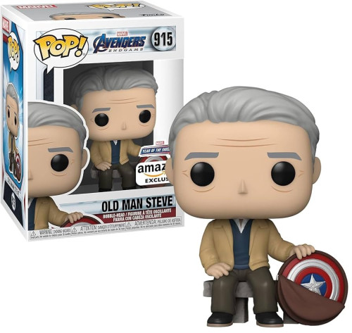 Funko Pop Old Man Steve Rogers-Marvel Vingadores: Ultimato-915