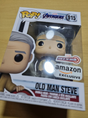 Funko Pop Old Man Steve Rogers - Marvel Vingadores: Ultimato - #915