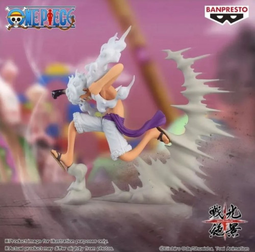 Action Figures One Piece - Monkey D. Luffy - Senkou Zekkei - Gear 5 (bandai Spirits) One Piece # - Produto Original