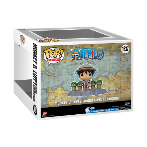 Funko Pop One piece Moment - Monkey D. Luffy Trains Kung Fu Dugong - Luffy treinando tartarugas - One Piece - #1637