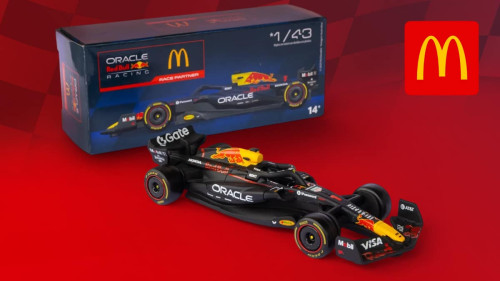 Action Figures Oracle Red Bull Racing Mc Donald's Oracle Red Bull Racing # - Produto Original