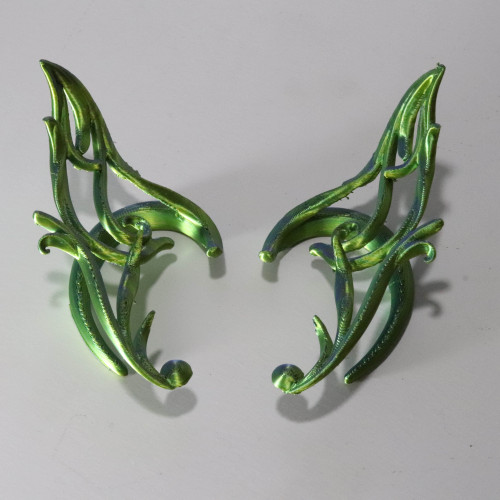 Orelhas de Elfo Ear Cuff Élfico Filamento Silk Mágico 3D Par Senhor Dos Anéis # - Produto Original