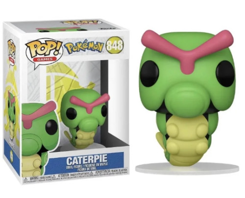 Original - Funko Pop Pokemon Caterpie #848 Funko POP! #0 - Produto Original
