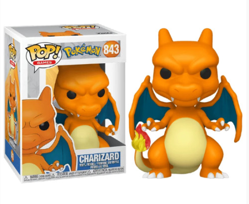 Original - Funko Pop Pokemon Charizard #843 Funko POP! #0 - Produto Original