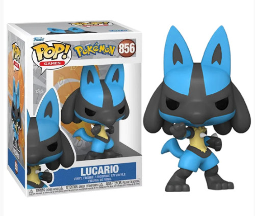Original - Funko Pop Pokemon Lucario #856 Funko POP! #0 - Produto Original