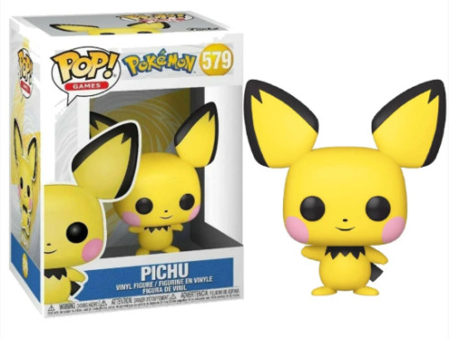 Original - Funko Pop Pokemon Pichu #579 Funko POP! #0 - Produto Original