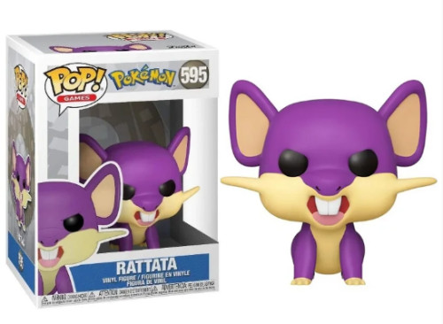 Original - Funko Pop Pokemon Rattata #595 Funko POP! #0 - Produto Original