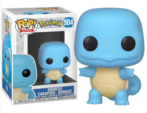 Original - Funko Pop Pokemon Squirtle #504 Funko POP! #0 - Produto Original