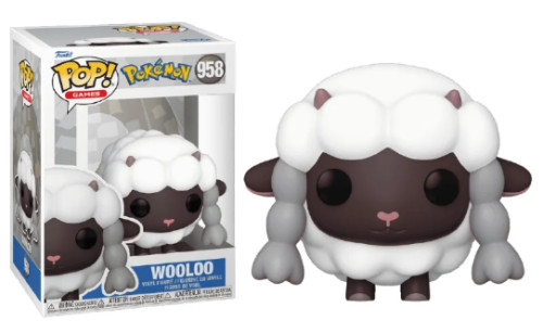 Original - Funko Pop Pokemon Wooloo #958 Funko POP! #0 - Produto Original