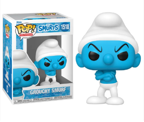 Original - Funko Pop Smurfs Grouchy Smurf #1518 - FUNKO POP-Funko POP!-0