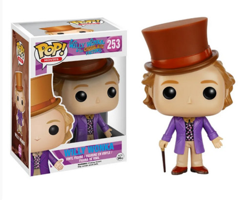 Original - Funko Pop Wonka - Willy Wonka & The Chocolate 253 Funko POP! #0 - Produto Original