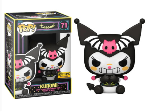 Original - Sanrio Sanrio Kuromi #71 Exclusivo Blacklight Funko POP! #0 - Produto Original