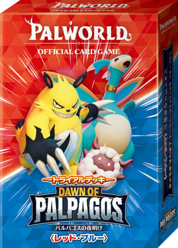 Palworld - Starter Deck Aurora De Palpagos Red & Blue PALWORLD Official Card Game # - Produto Original