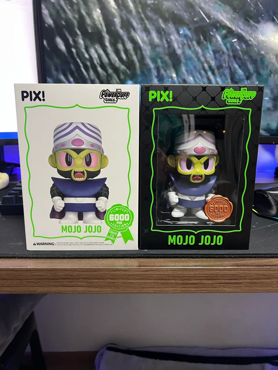 Action Figures PIX - Mojo Jojo As Meninas Superpoderosas # - Produto Original