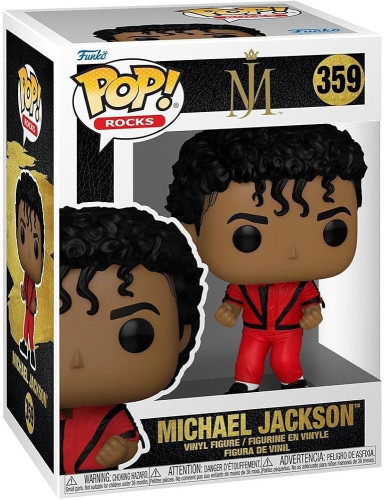 POP! ROCKS: MICHAEL JACKSON - MICHAEL JACKSON - THRILLER Rocks Michael Jackson #359 - Produto Original