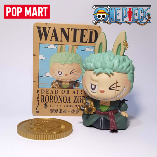 Pop Mart Labubu Roronoa Zoro One Piece-POP MART One Piece-