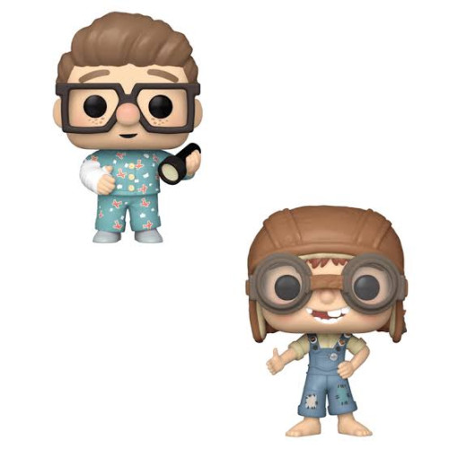 Pack 2 Funko Pop Carl Young #1480 E Ellie Young #1481-Disney Pixar Up-1480