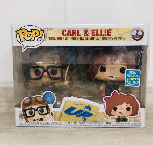 Funko Pop! Disney Pixar - Carl & Ellie | 2 Pack - Limited Edition Exclusive - 2019 Summer Convention - #2-UP Altas Aventuras-2