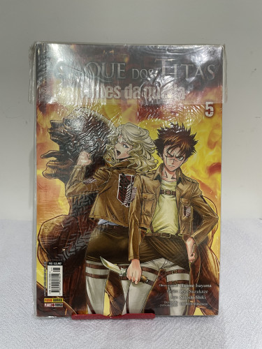 Mangá Ataque dos Titãs Antes da Queda - Volume 5 - Attack On Titan - #5