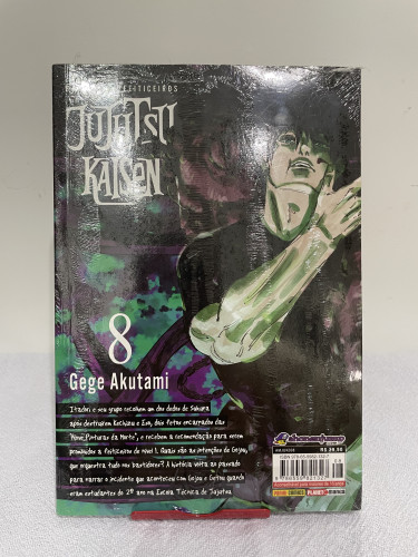 Mangá Jujutsu Kaisen - Volume 8 - Jujutsu Kaisen - #8
