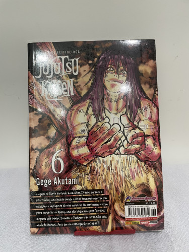 Mangá Jujutsu Kaisen - Volume 6 - Jujutsu Kaisen - #6