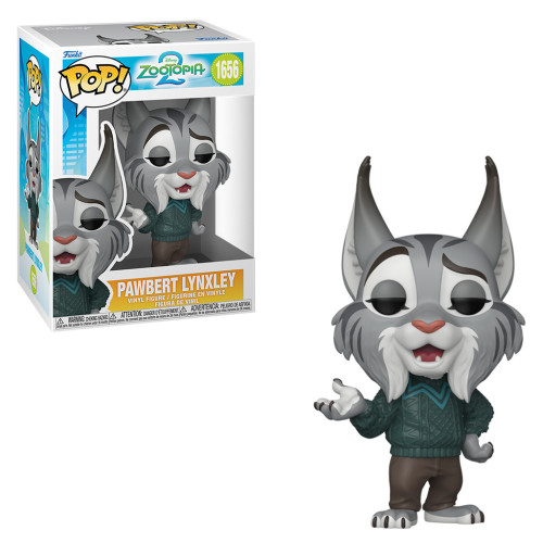 Funko Pop Pawbert Lynxley - Disney Zootopia 2 - #1656