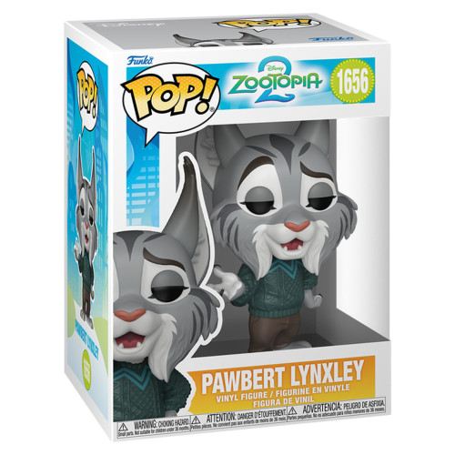 Funko Pop Pawbert Lynxley - Disney Zootopia 2 - #1656