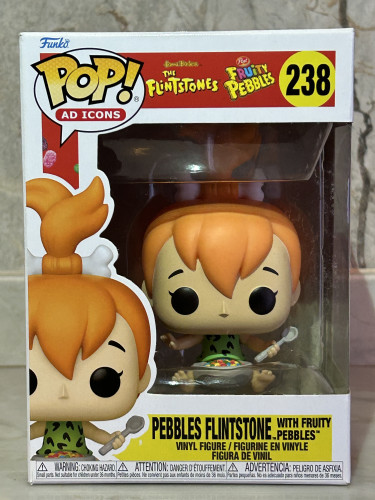 Pebbles Flintstone With Fruity 238 - Ad Icons - Fruity Pebbles #238 - Produto Original