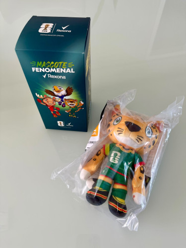 Pelúcia Zayu - Mascote Copa 2026 - Rexona Fifa # - Produto Original