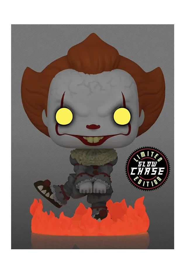 Pennywise 1437 Funko Pop Original Glow Chase Gitd Edição Limitada - IT Pennywise - #1437
