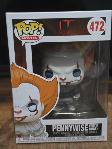Pennywise with boat #472 FUNKO POP #472 - Produto Original