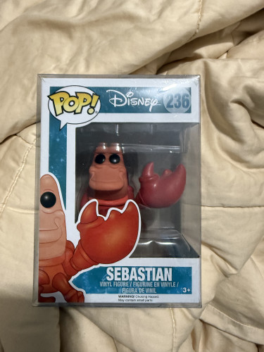 Funko Pop Pequena sereia - little mermaid - sebastian-pequena sereia-236