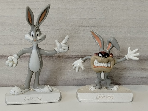 Action Figures Perna Longa e Taz Mania-Looney Tunes-